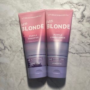 Beachwaver Co. BRB Blonde Purple Shampoo and Conditioner